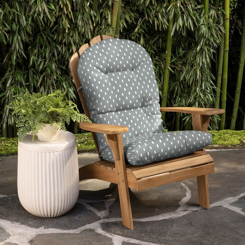 ARDEN earthFIBER Rocking Chair Cushion, Set of 2, 21.5 x 48, Rain-Proof, Fade Resistant, Cushions for Rocking and Adirondack Chairs 21.5 x 48