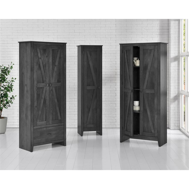 Farmington 18" Wide Storage Cabinet, Rustic Gray
