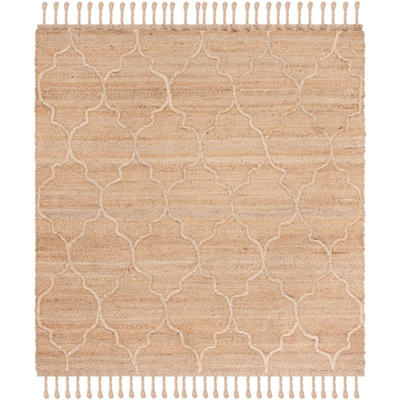 Natural Fiber NF106 Hand Woven Area Rug - Natural - 8'x8' - Safavieh..