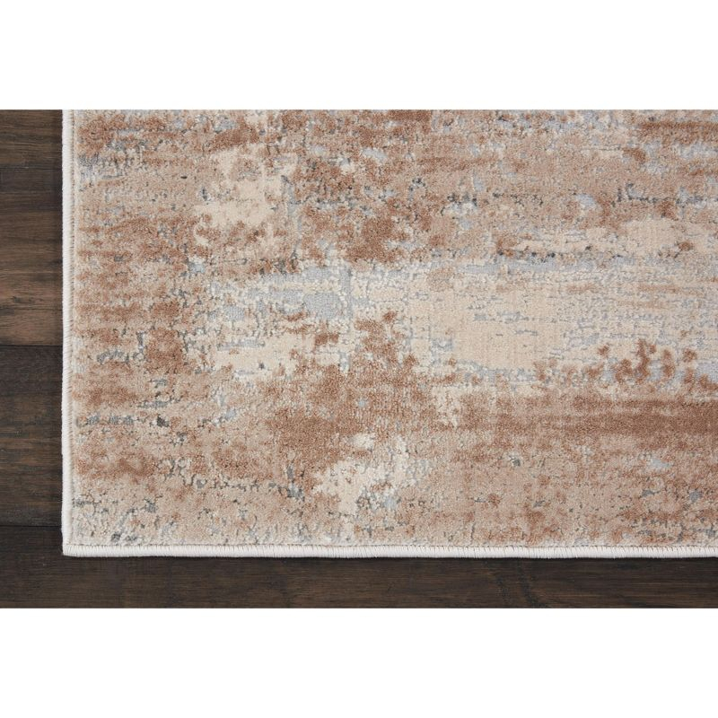 Nourison Rustic Textures Modern Indoor Area Rug Beige 2'2" x 7'6"