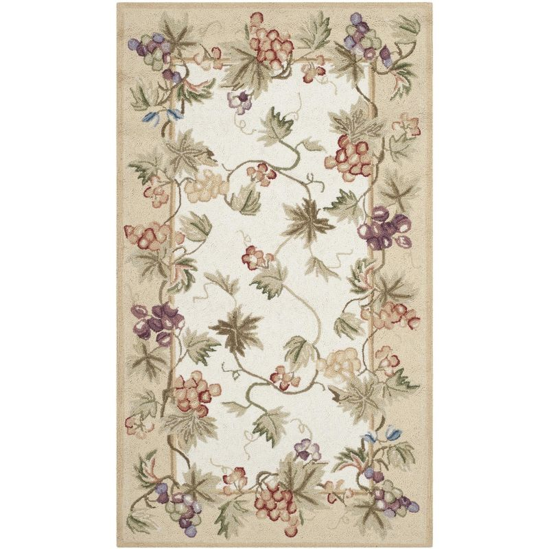 Chelsea HK116 Handmade Area Rug - 3'9"x5'9" - Ivory - Safavieh