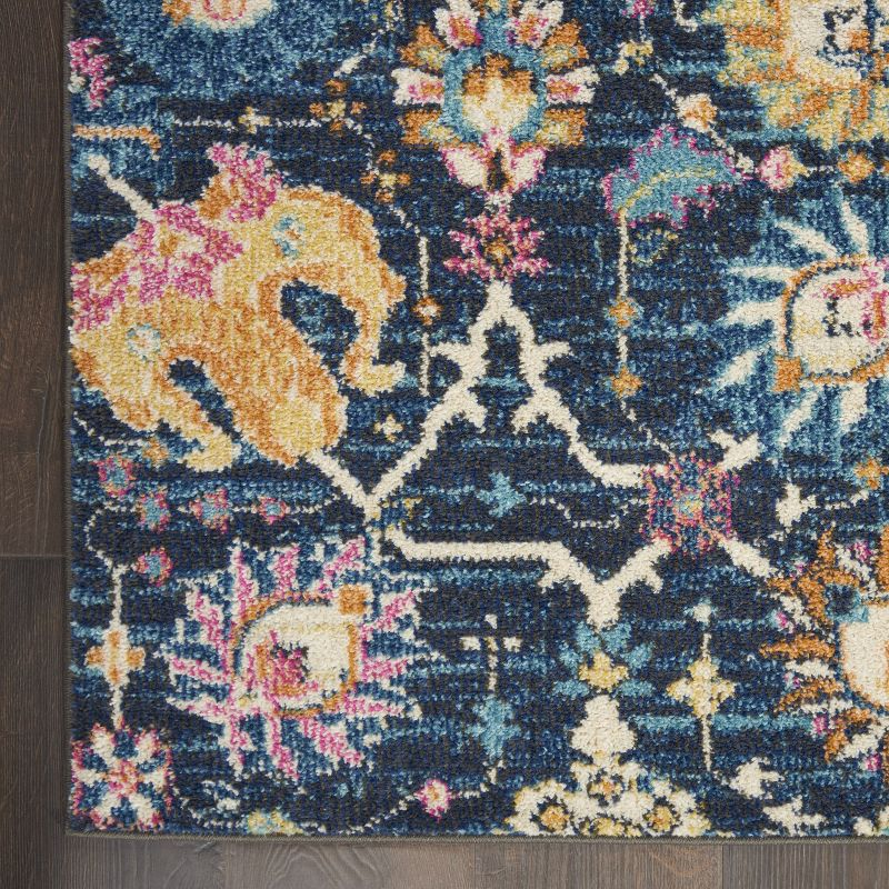 Nourison Passion Bohemian Indoor Rug Navy 1'10" x 2'10"