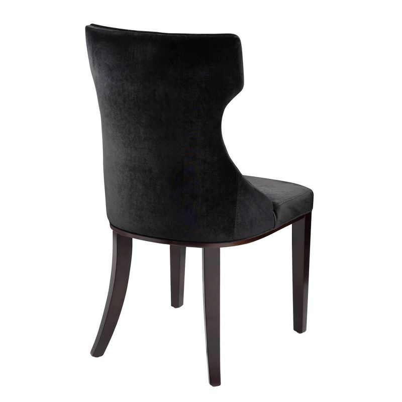 Set of 2 Reine Velvet Dining Chairs - Manhattan Comfort