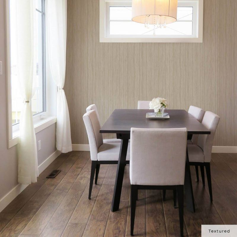 Tempaper & Co.® Faux Grasscloth Removable Peel and Stick Wallpaper, Textured Sand, 28 sq. ft.: Vinyl, Self-Adhesive, Beige