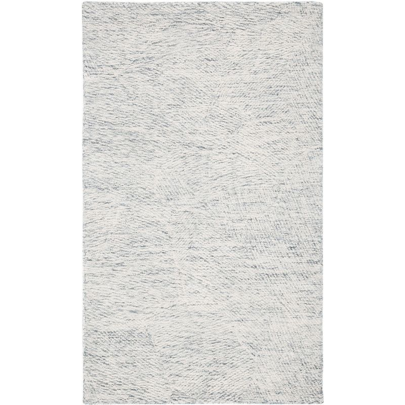 Metro MET999 Hand Tufted Indoor Accent Rug - Dark Grey/Ivory - 3'x5' - Safavieh