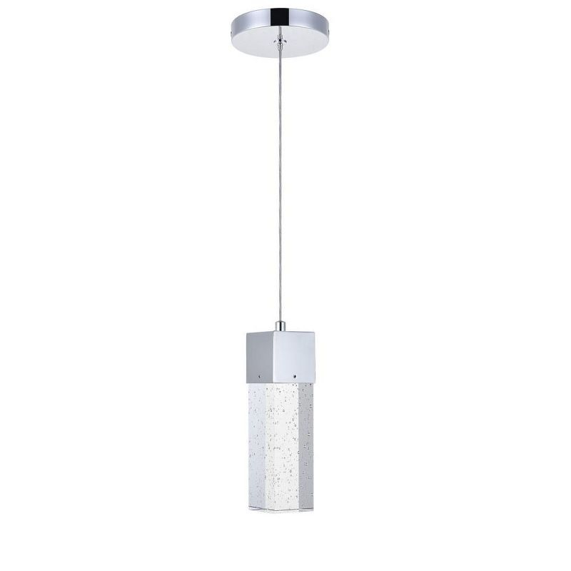 Elegant Lighting Novastella 1 light Chrome LED Pendant
