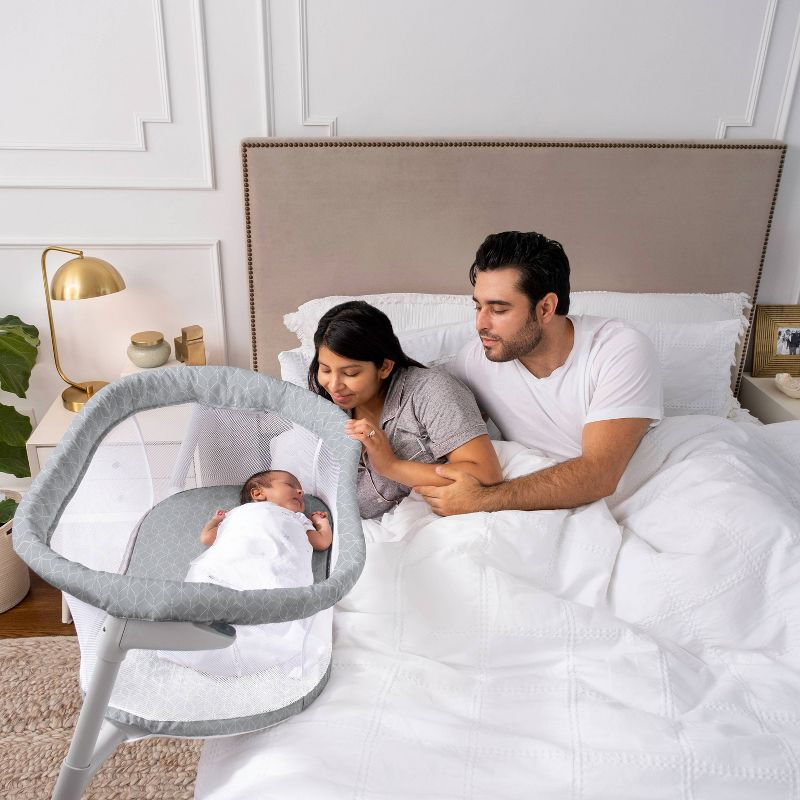 HALO Innovations BassiNest Flex Portable Bassinet - Morning Mist