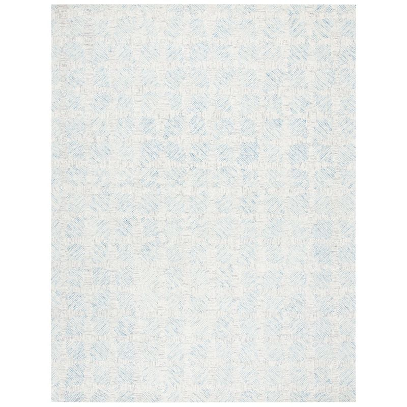 Abstract ABT654 Hand Tufted Area Rug - Ivory/Light Blue - 8'x10' - Safavieh.