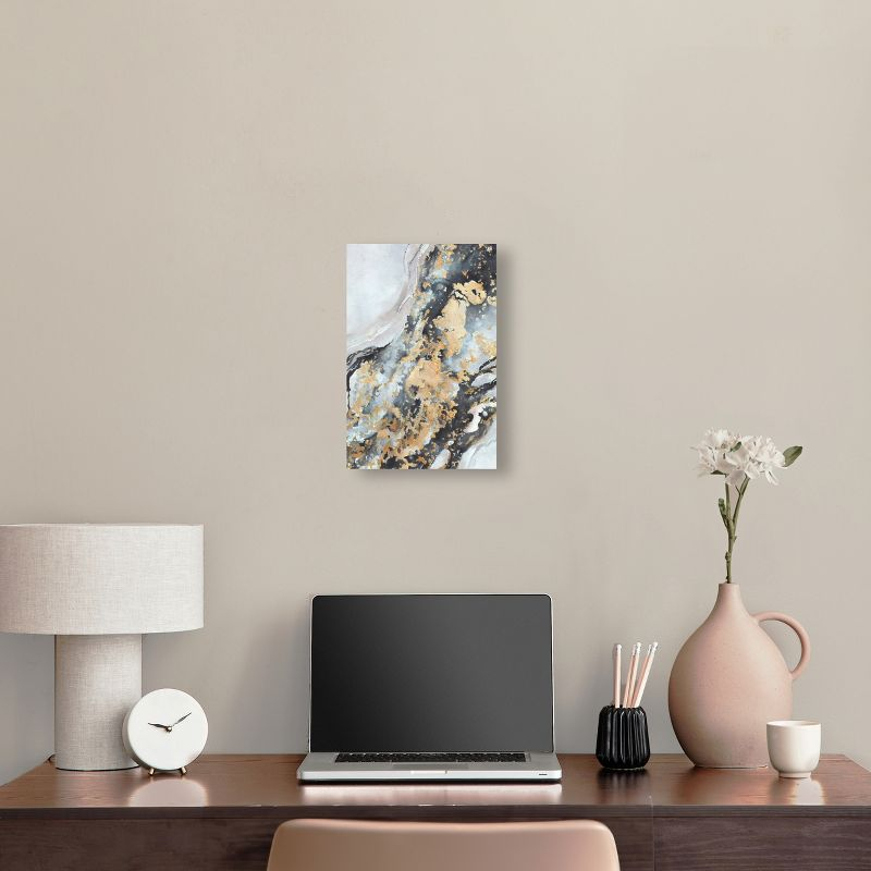 Art Remedy Creative Gold Boho Neutral Abstract Wall Art, 10" x 15", Gallery Wrapped