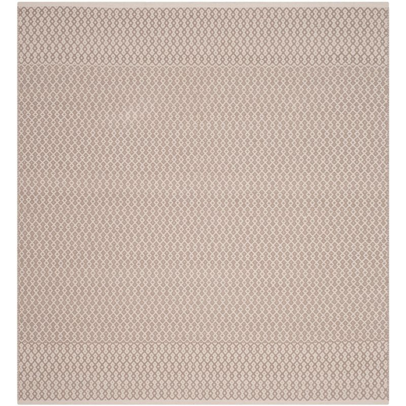 Montauk MTK339 Hand Woven Indoor Accent Rug - Ivory/Grey - 4'x4' - Safavieh