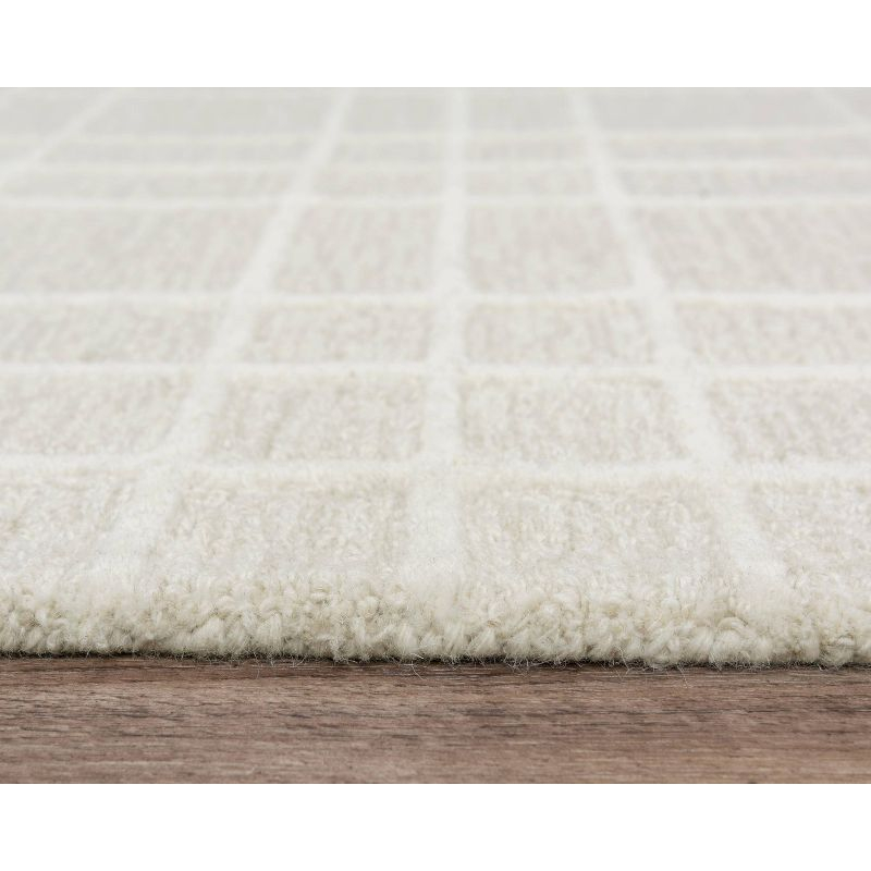 Alora Decor 7'9"x9'9" Lofton Rectangle Area Rug Ivory