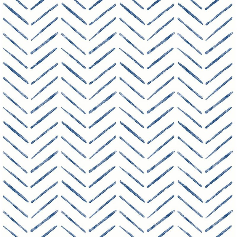 NuWallpaper Indigo Holden Peel and Stick Wallpaper: Removable Abstract Self-Adhesive PVC, 30.75 Sq Ft Coverage, Multicolored