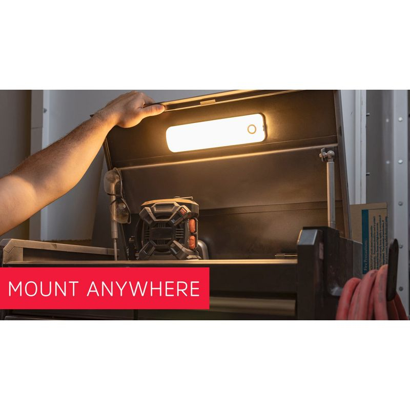 Energizer 9.5" Rechargeable Lithium Polymer 800 mAh Motion Sensing Light Bar: LED Closet Light, White