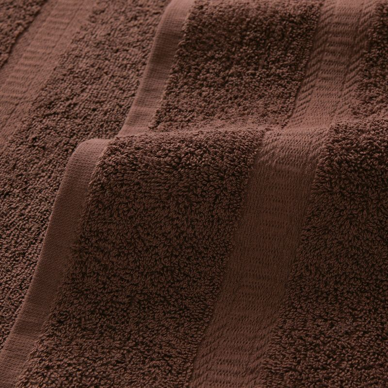 Arkwright True Color Hand Towels - (Pack of 12) Lightweight Absorbent Bathroom Towel, Quick Dry Linen, 16 x 27 in, Brown