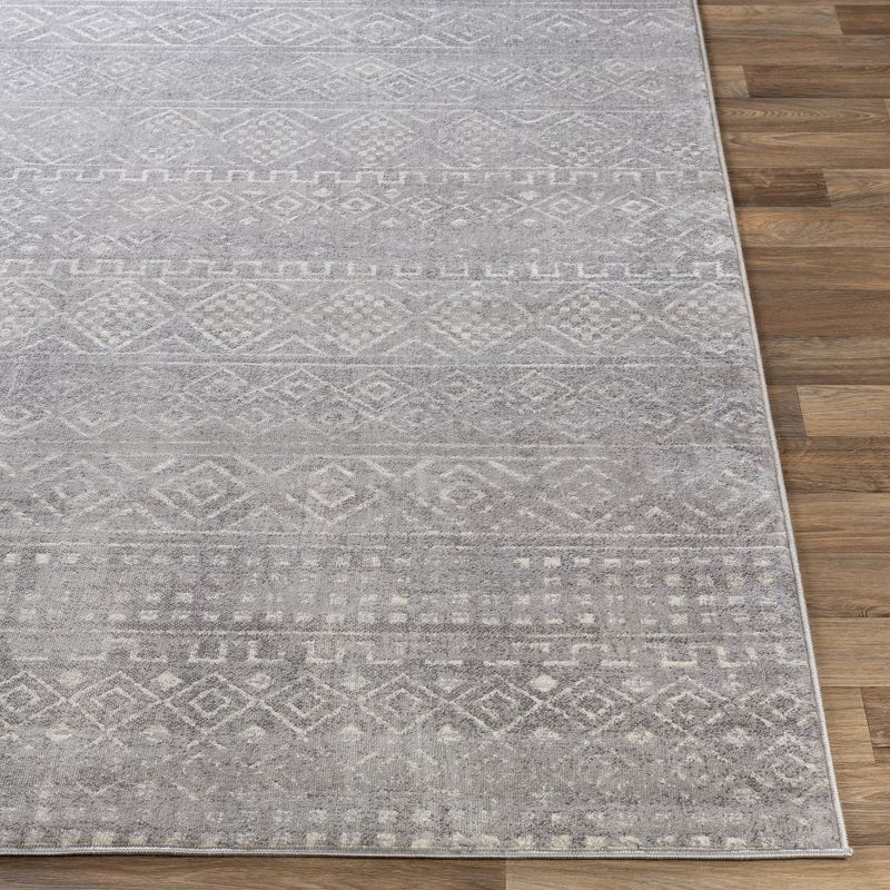 Mark & Day Roswinkel 5'3"x7'1" Rectangle Woven Indoor Area Rugs Medium Gray
