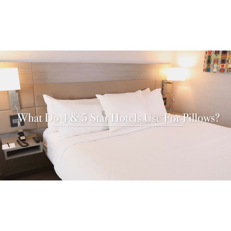 Downlite White Goose Chamber Hotel Pillow Queen