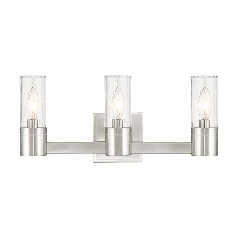 Livex Lighting Midtown 3 - Light Vanity in  Brushed Nickel