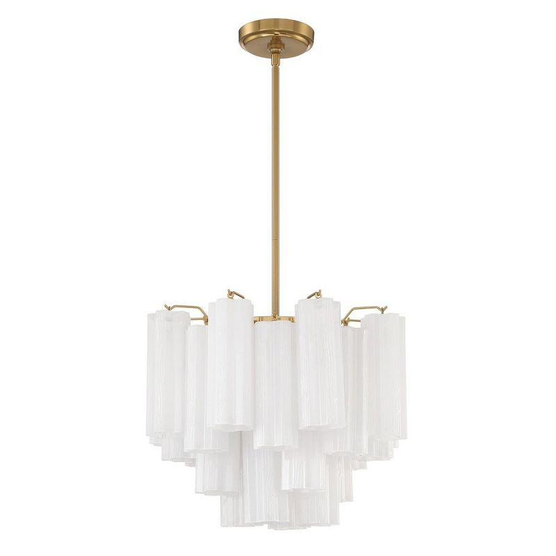 Crystorama Lighting Addis 4 - Light Chandelier in  Aged Brass