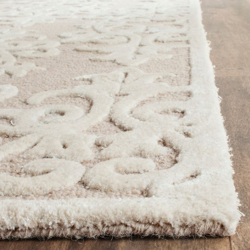 Bella BEL127 Hand Tufted Accent Rug - Sand/Ivory - 2'x3' - Safavieh.