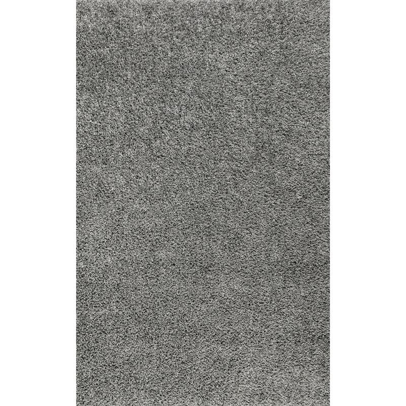 3'x5' Mercer Shag Plush Area Rug, Charcoal - JONATHAN Y