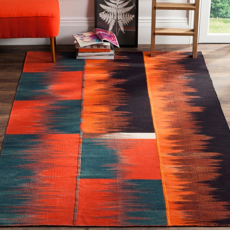 Kilim KLM815 Hand Woven Area Rug - Multi - 4'x6' - Safavieh.