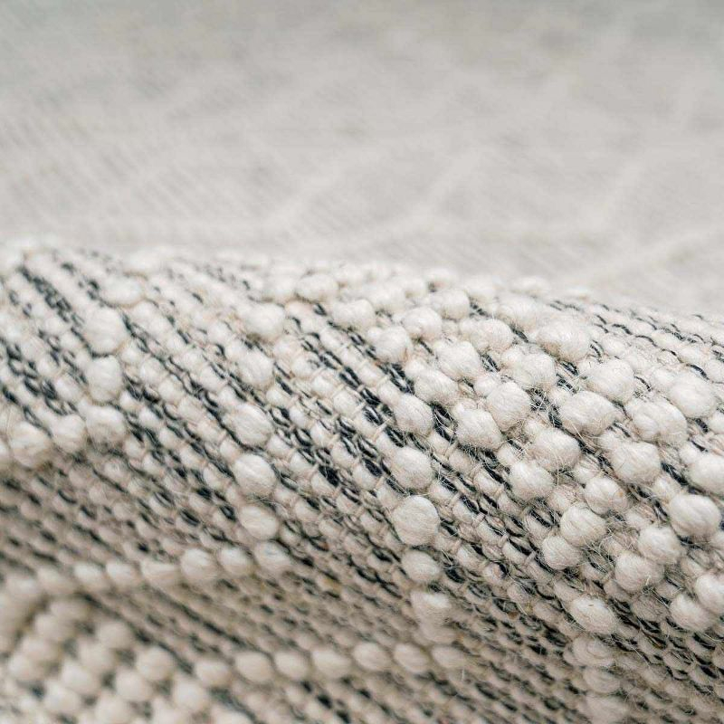 Hauteloom Rectangle Area Rug   White