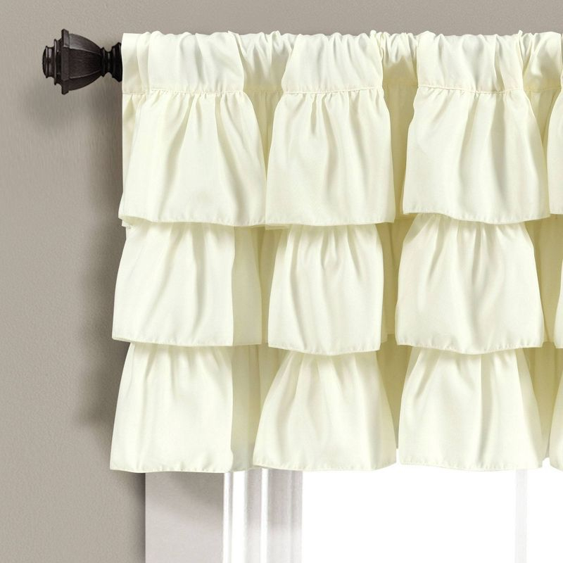 Belle Ruffled 84'' W Window Valance
