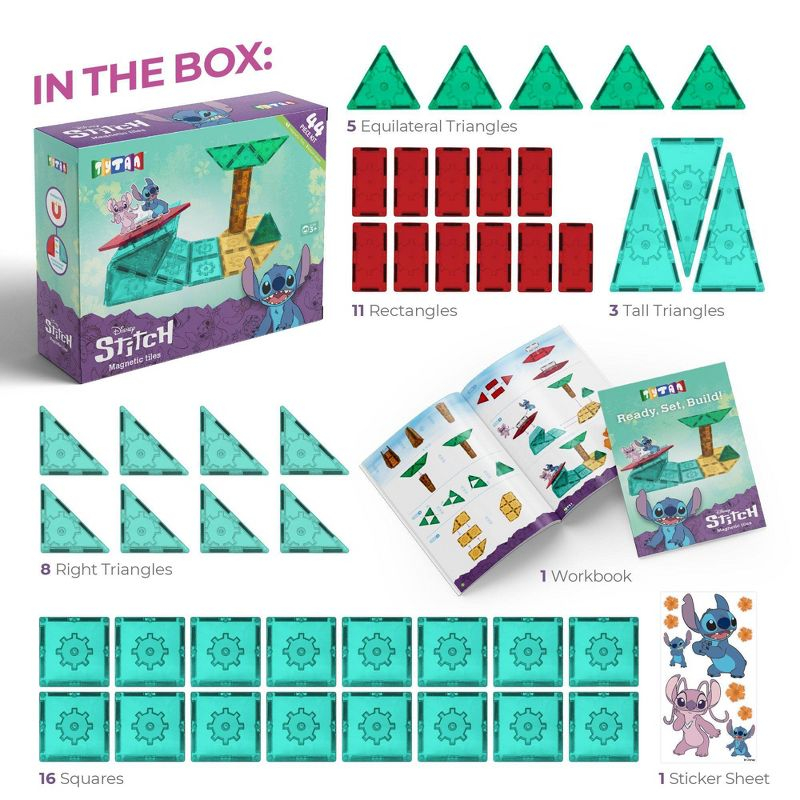Tytan Disney Stitch Magnetic Tiles