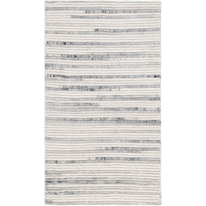 Casablanca CSB793 Hand Woven Indoor Accent Rug - Grey/Ivory - 3'x5' - Safavieh