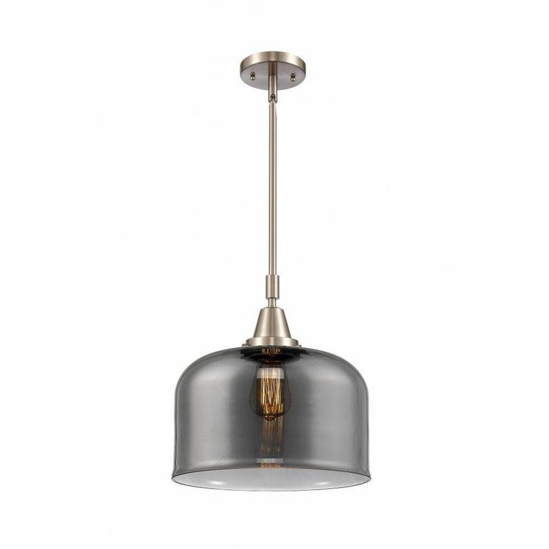 Innovations Lighting Bell 1 - Light Pendant in  Brushed Satin Nickel