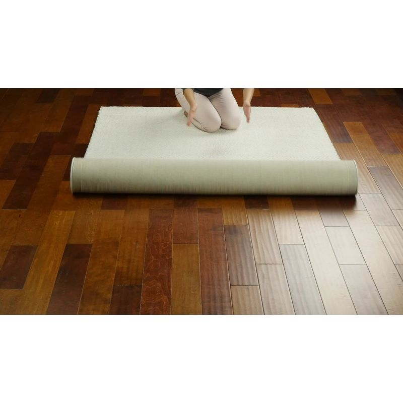 5'x8' Solid Woven Area Rug Brown - Erin Gates By Momeni: Modern Handmade Low Pile Indoor Rectangle Rug