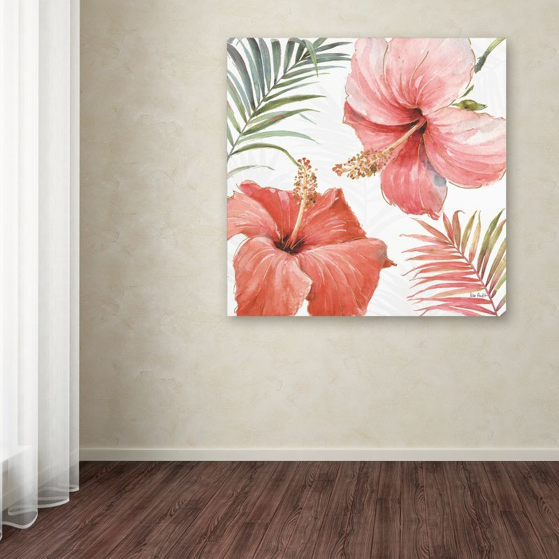 Lisa Audit 'Tropical Blush III' Canvas Art - 14x14