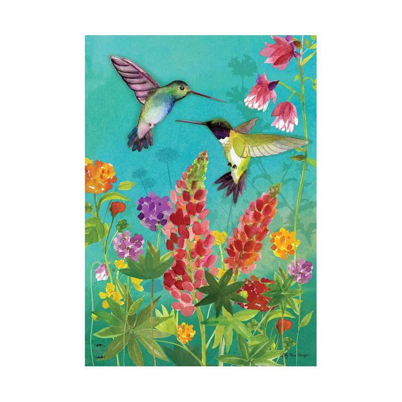 Briarwood Lane Garden Flag 18x12.5 For Outdoor Hummingbird Greeting Spring Garden Flag Flag For Spring Garden Flag Flags For Outside