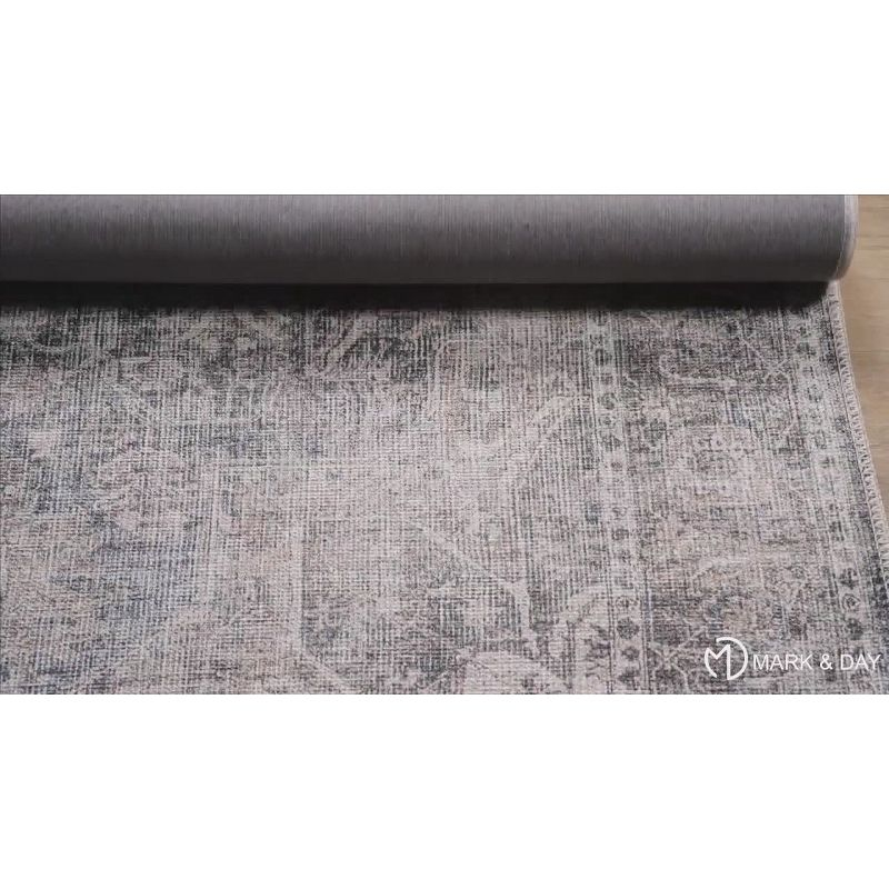 Mark & Day West Des Moines 2'7"x7'10" Runner Washable Woven Indoor Area Rugs Tan