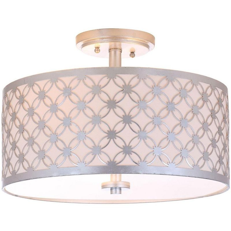 Hutch Flush Mount - FLU4002 - Silver - Safavieh