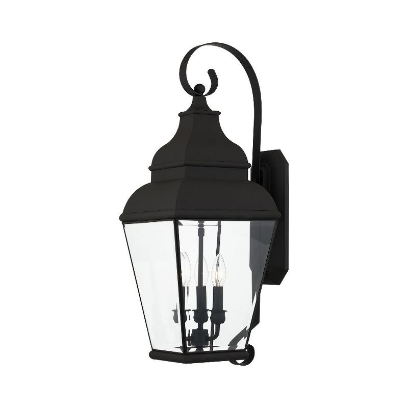 Livex Lighting Exeter 3 - Light Wall Light in  Black