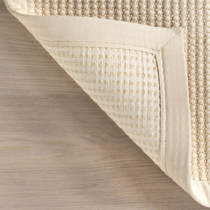 Nuloom Monica Geometric Wool Indoor Area Rug, Runner 2' 6" x 8', Ivory