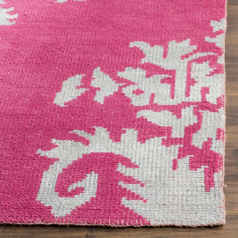 Stone Wash STW235 Hand Knotted Area Rug - Fuchsia - 8'x10' - Safavieh.