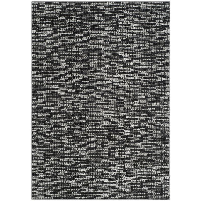 Porcello PRL6941 Power Loomed Indoor Accent Rug - 2'7"x5' - Light Grey/Charcoal - Safavieh
