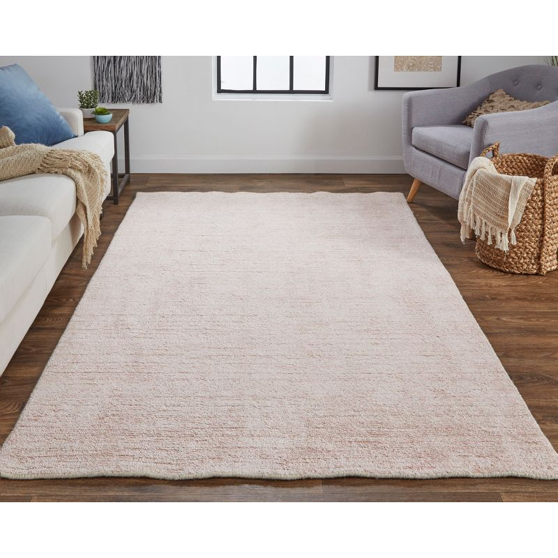 Delino Transitional Solid Area Rug