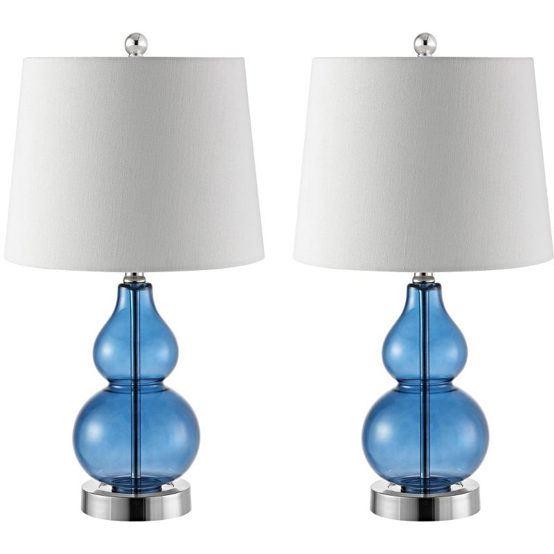 Brisor Table Lamp (Set of 2) - 22 Inch Height - TBL4222 - Blue - Safavieh