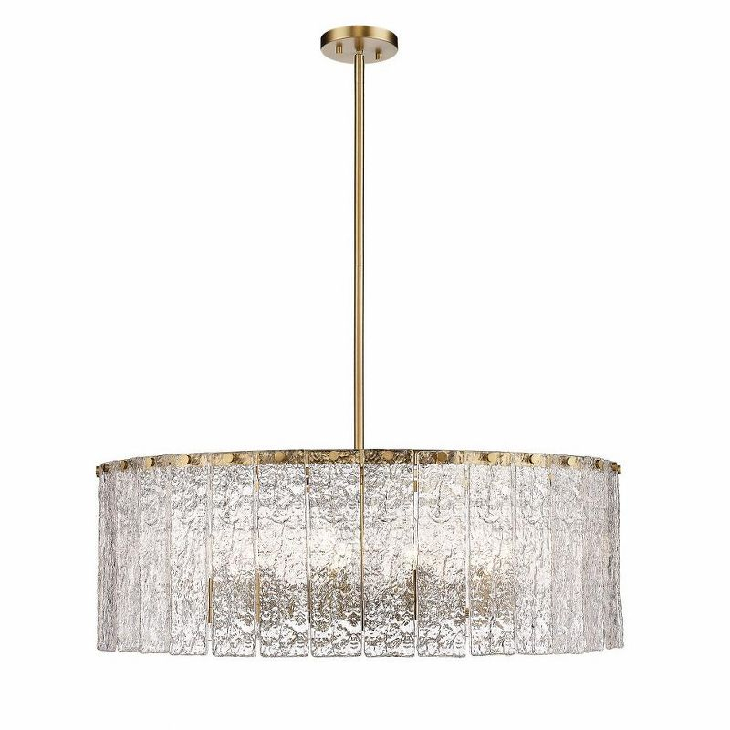 Z-Lite Glacier 12 - Light Chandelier in  Modern Gold
