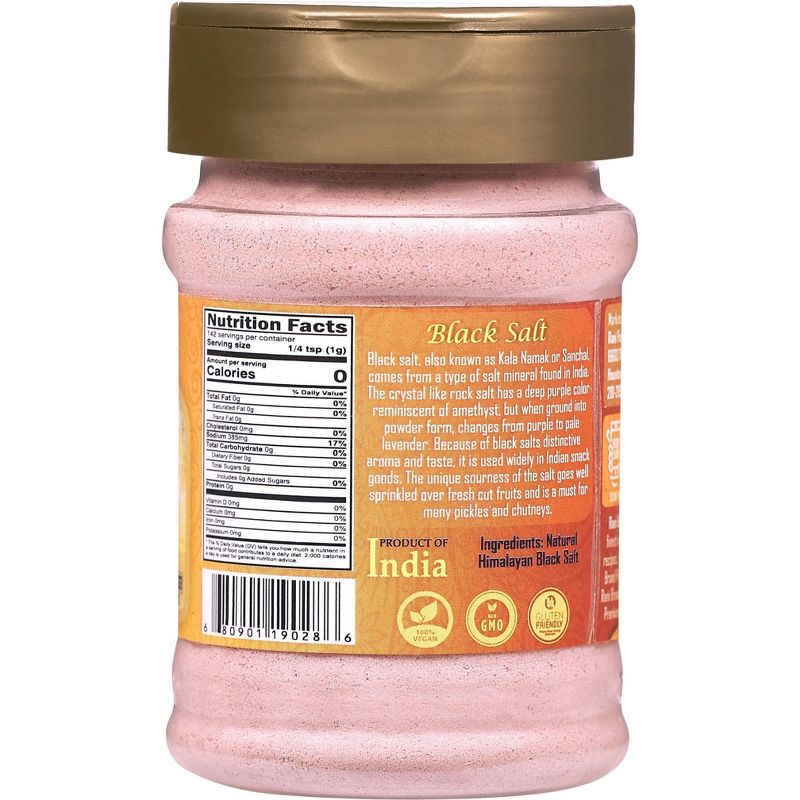 Black Salt (Kala Namak) Mineral Powder - 5oz (142g) - Rani Brand Authentic Indian Products