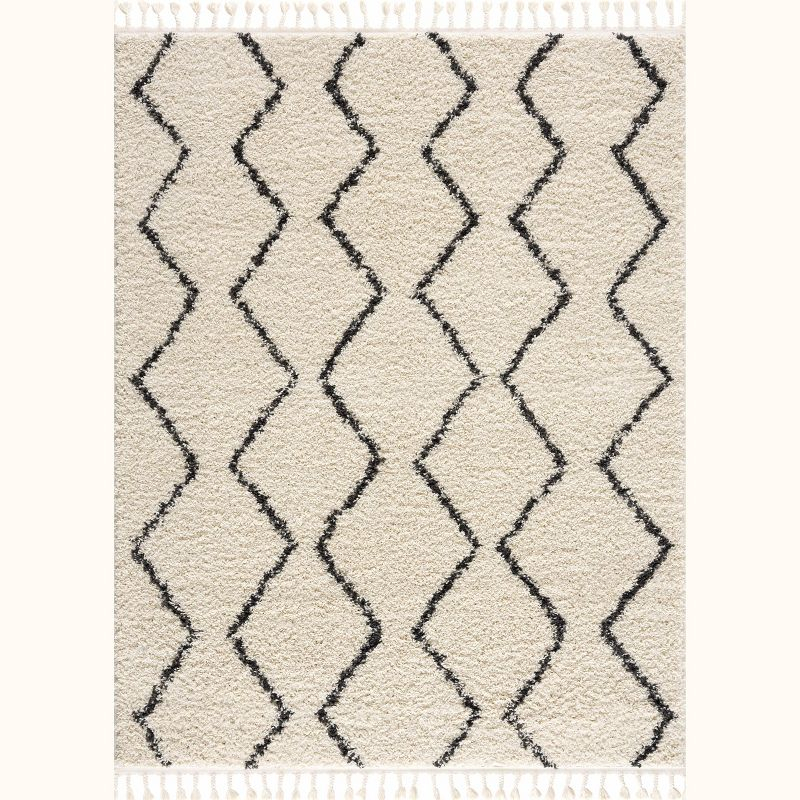 Hauteloom Rectangle Area Rug   Charcoal