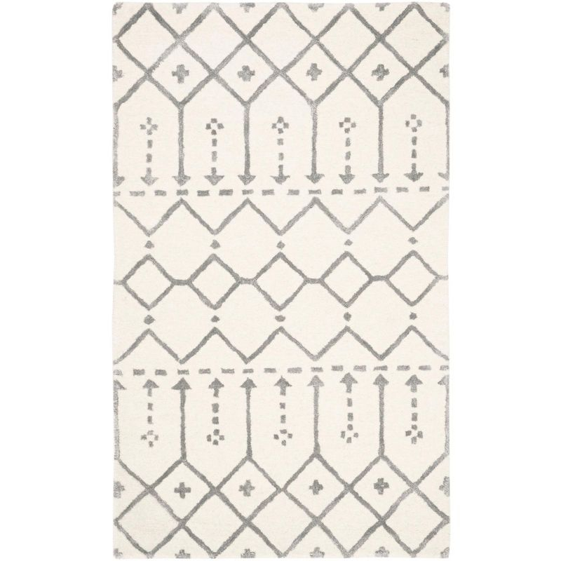 Himalaya HIM903 Handmade Accent Rug - 3'x5' - Ivory/Grey - Safavieh