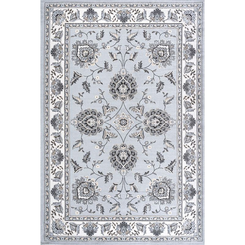 5'x 8' Cherie French Cottage Area Rug, Light Gray/Cream - JONATHAN Y