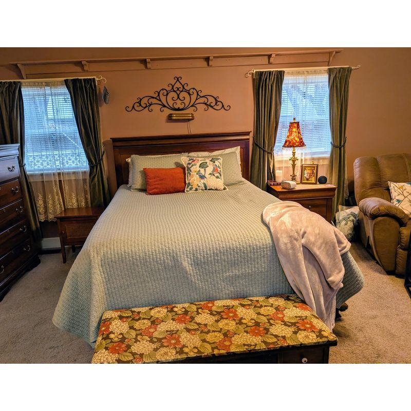 Cross Stitch Ochre Twin Quilt Set - Levtex Home