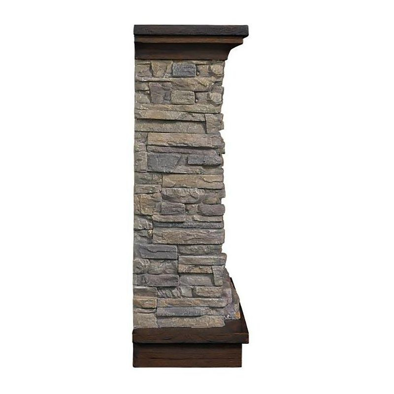 Duraflame Austin 33.5" W x 33" H x 11" D Infrared Electric Fireplace Mantel Package - Smoky Gray
