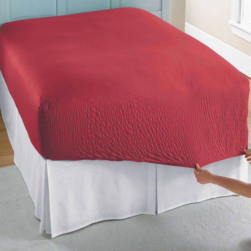 BrylaneHome Bed Tite 300 Thread Count Sheet Set - Twin, Blue Floral