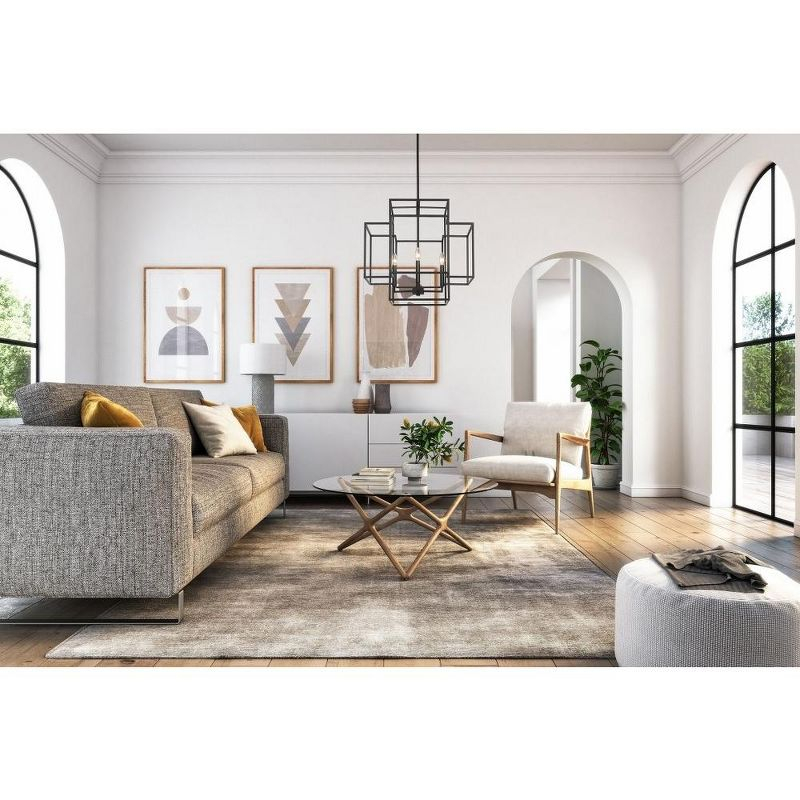 Z-Lite Titania 4 - Light Chandelier in  Matte Black